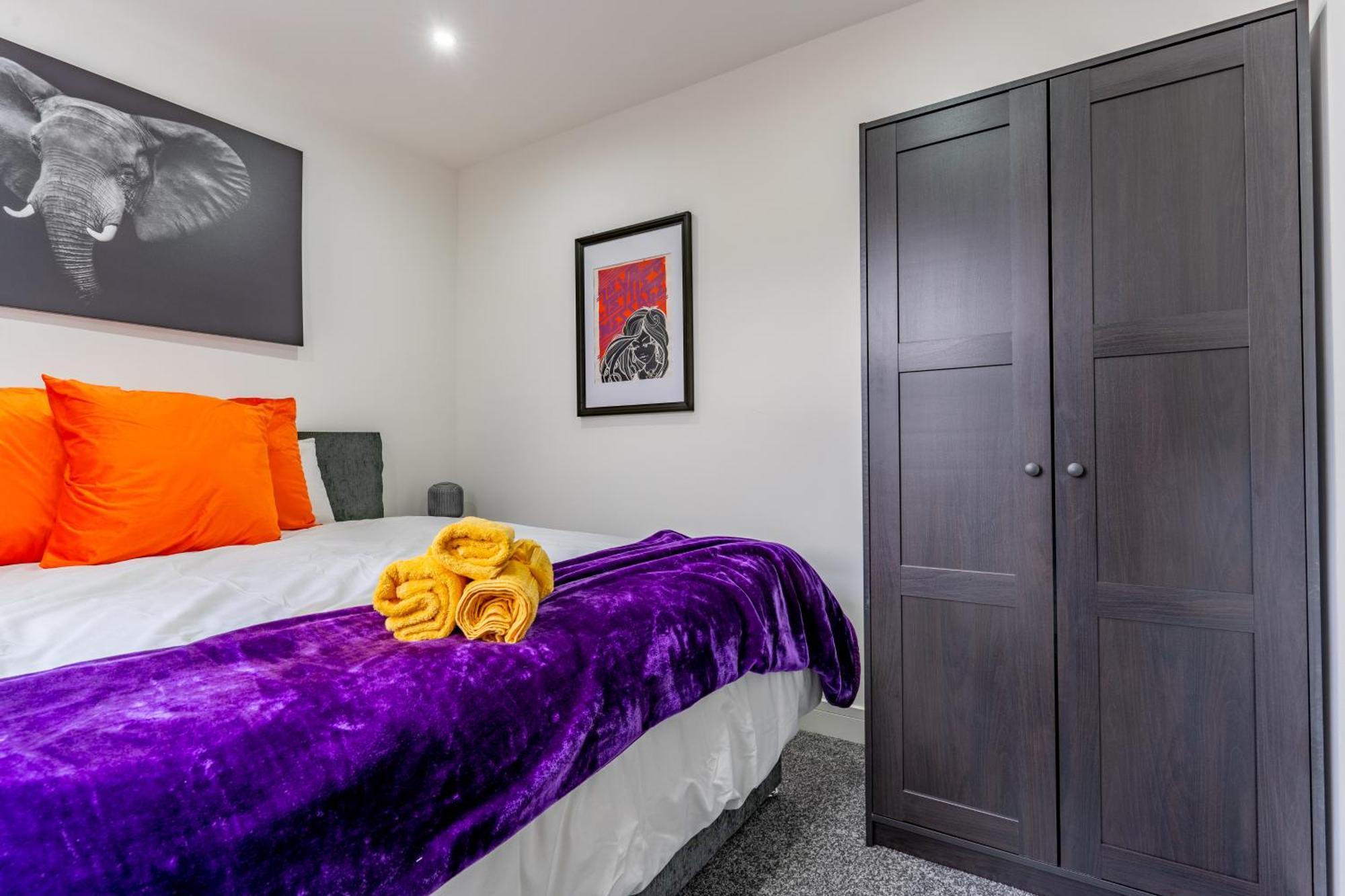 Cool Top Floor Apartment Very Near Birmingham Centre Bagian luar foto