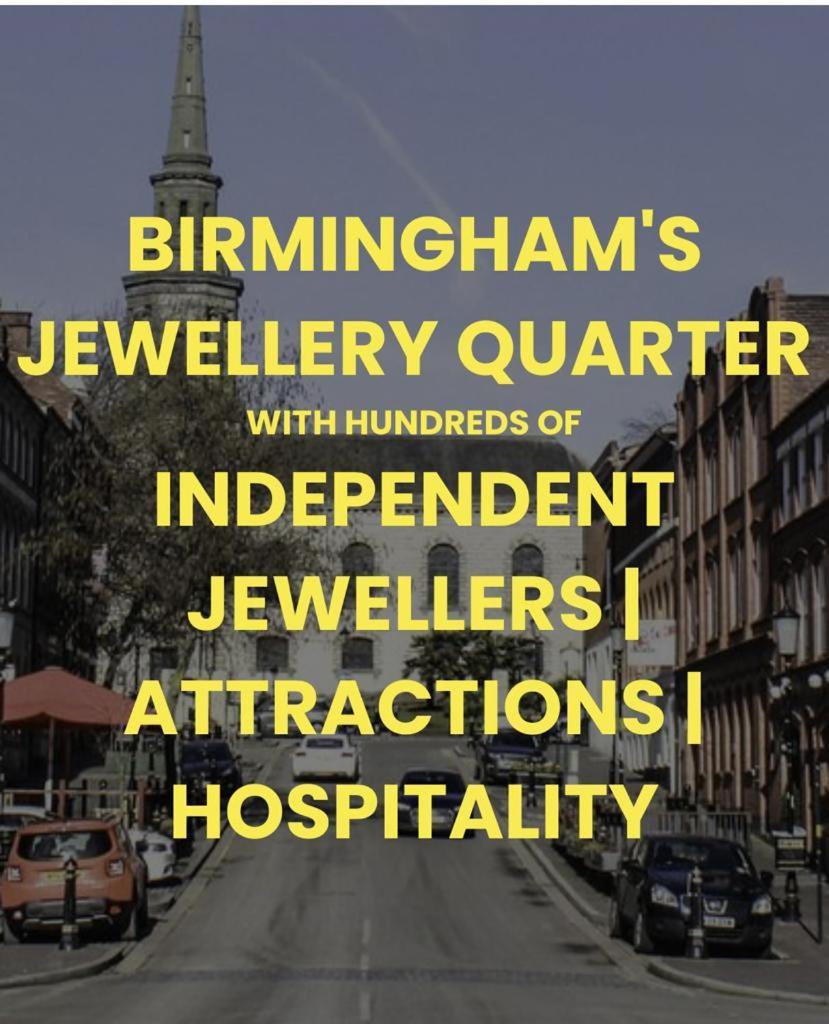 Cool Top Floor Apartment Very Near Birmingham Centre Bagian luar foto